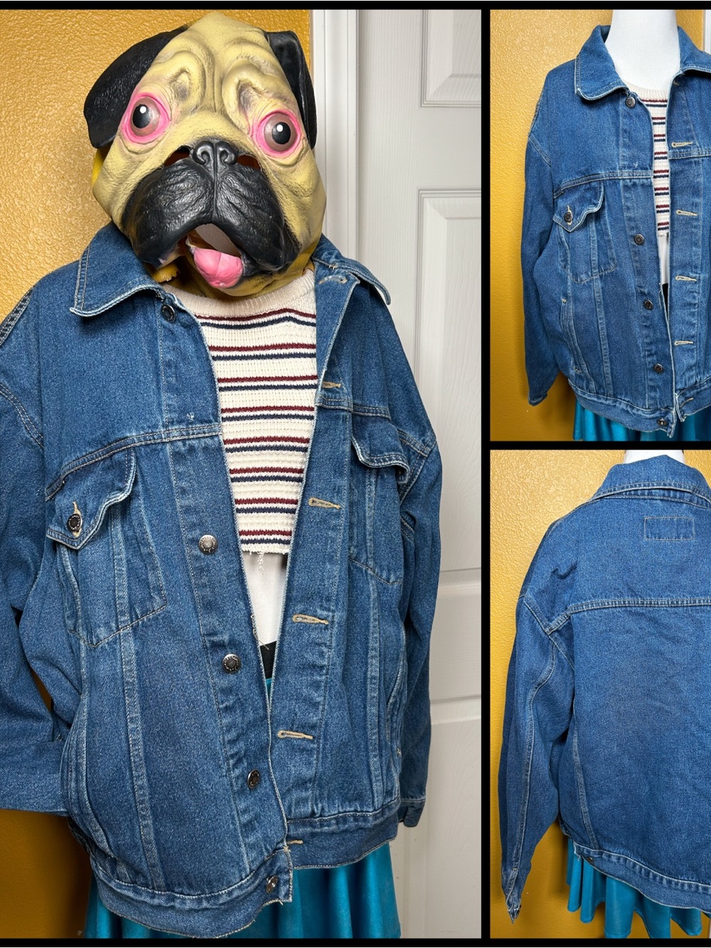 Sick af, VINTAGE WRANGLER, Hero denim trucker jacket!!